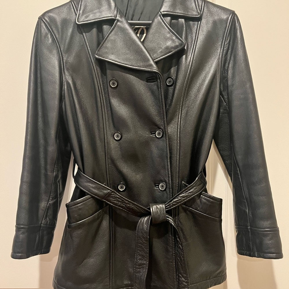 Women's Black Leather Jacket